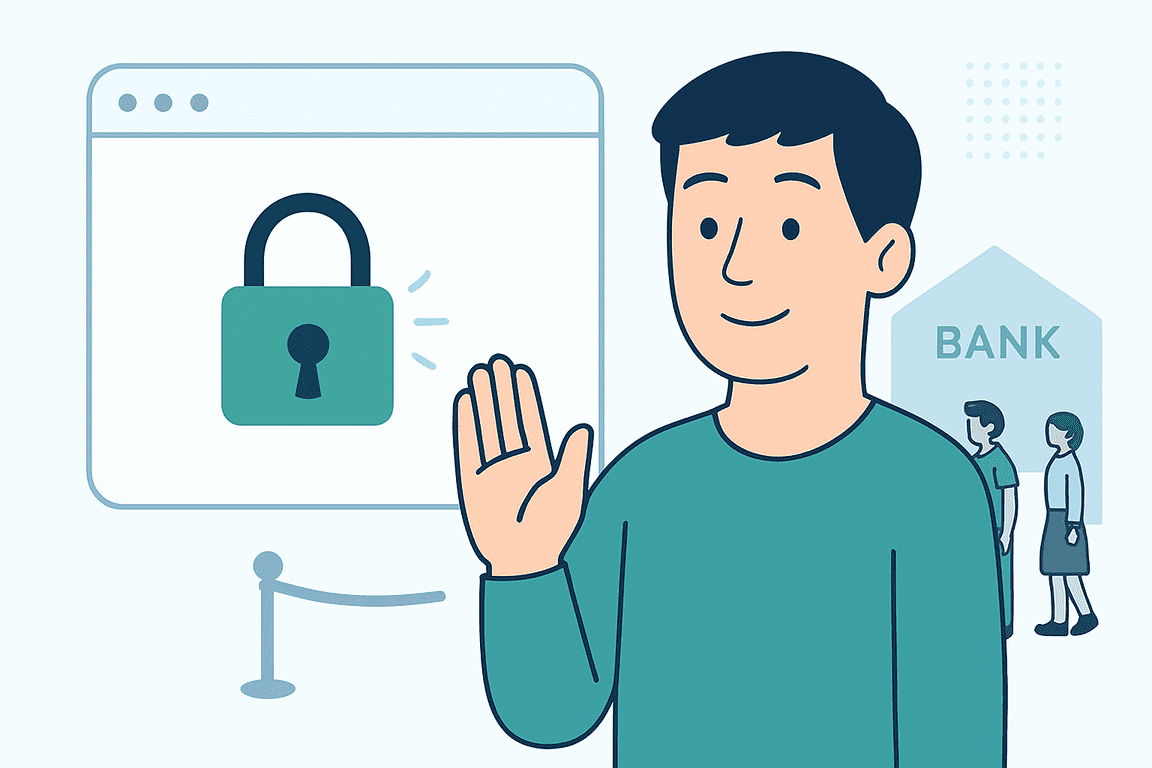 간편한 계좌 활성화 일러스트